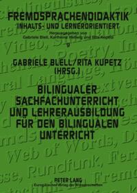 Vorderes Coverbild Bilingualer Sachfachunterricht und Lehrerausbildung für den bilingualen Unterricht