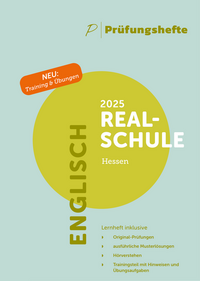 Vorderes Coverbild Prüfungsheft & Training - 2025 Englisch Realschule – Hessen – Original-Prüfungen und Lösungen