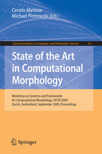 Vorderes Coverbild State of the Art in Computational Morphology