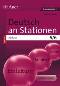 Vorderes Coverbild Deutsch an Stationen Spezial Aufsatz 5-6