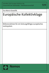 Vorderes Coverbild Europäische Kollektivklage