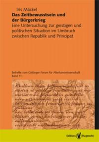 Vorderes Coverbild Das Zeitbewusstsein und der Bürgerkrieg