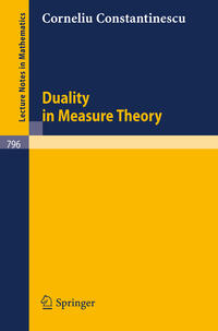Vorderes Coverbild Duality in Measure Theory