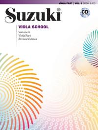 Vorderes Coverbild Suzuki Viola School Viola Part & CD, Volume 6 (Revised)