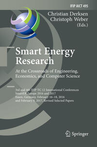 Vorderes Coverbild Smart Energy Research. At the Crossroads of Engineering, Economics, and Computer Science