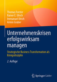 Vorderes Coverbild Unternehmenskrisen erfolgswirksam managen