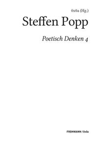 Vorderes Coverbild Poetisch denken 4
