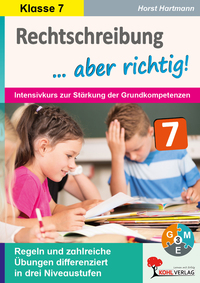 Vorderes Coverbild Rechtschreibung aber richtig! / Klasse 7
