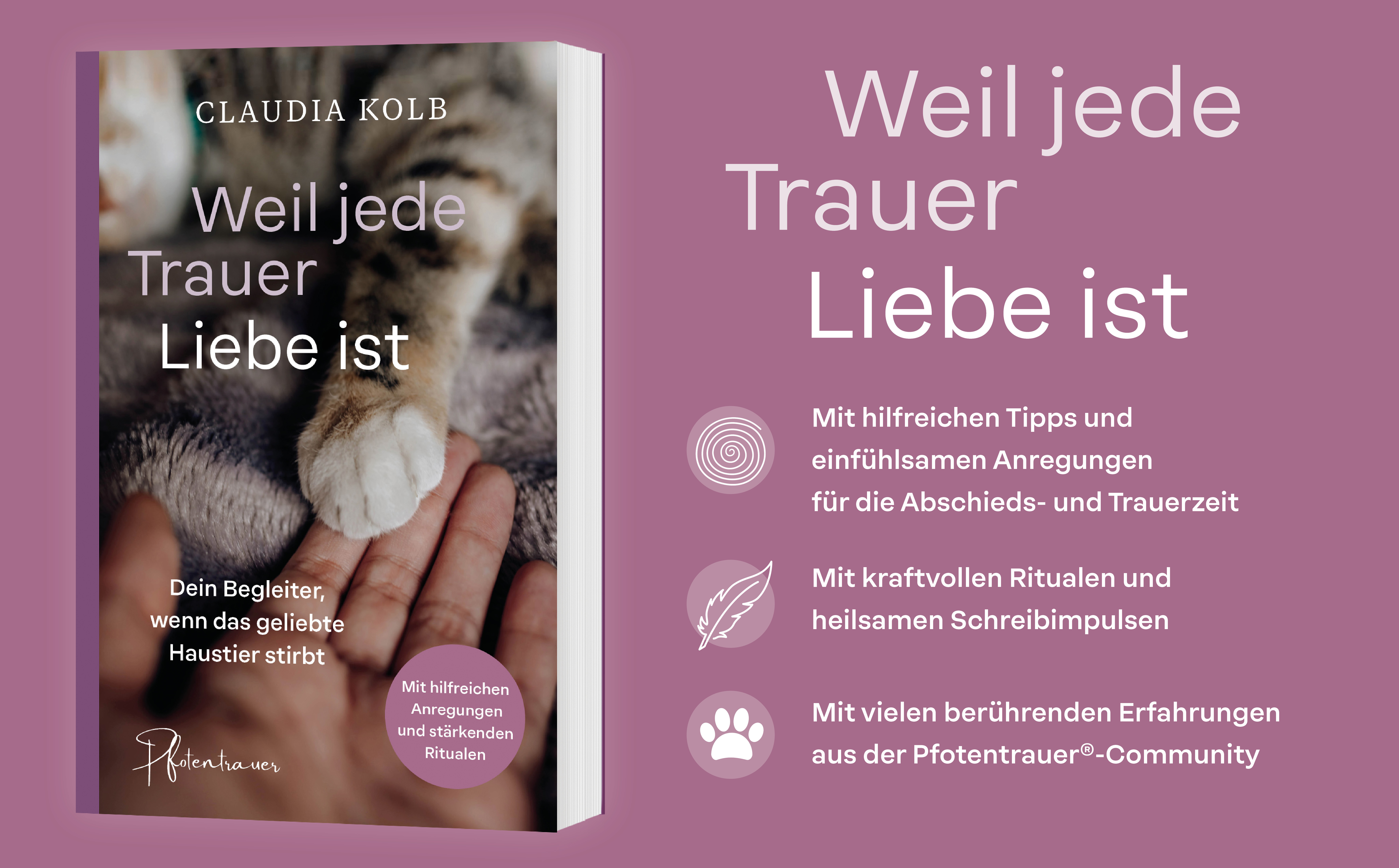 Werbematerial (Bild) Weil jede Trauer Liebe ist