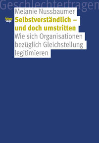 Vorderes Coverbild Selbstverständlich – und doch umstritten