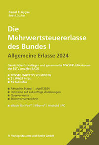 Vorderes Coverbild Die Mehrwertsteuererlasse des Bundes I 2024