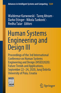 Vorderes Coverbild Human Systems Engineering and Design III