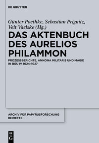 Vorderes Coverbild Das Aktenbuch des Aurelios Philammon