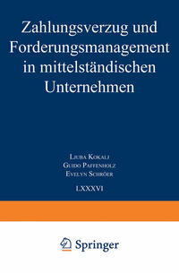 Vorderes Coverbild Zahlungsverzug und Forderungsmanagement in mittelständischen Unternehmen