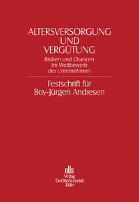 Vorderes Coverbild Altersversorgung und Vergütung