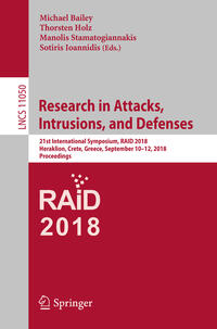 Vorderes Coverbild Research in Attacks, Intrusions, and Defenses