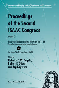 Vorderes Coverbild Proceedings of the Second ISAAC Congress