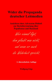Vorderes Coverbild Wider die Propaganda deutscher Leitmedien