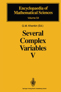 Vorderes Coverbild Several Complex Variables V