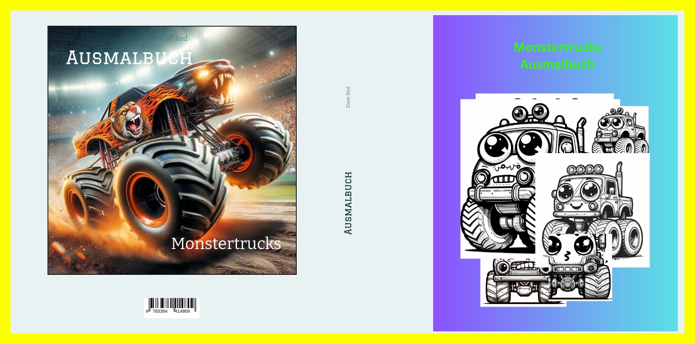 Gesamtes Coverbild Ausmalbuch
