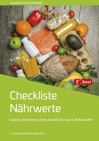 Vorderes Coverbild Checkliste Nährwerte