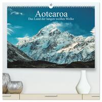 Vorderes Coverbild Aotearoa - Das Land der langen weißen Wolke (hochwertiger Premium Wandkalender 2025 DIN A2 quer), Kunstdruck in Hochglanz