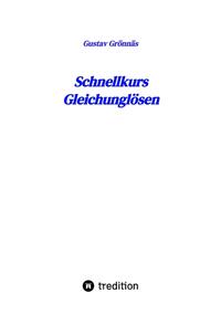 Vorderes Coverbild Schnellkurs Gleichunglösen