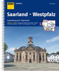 Vorderes Coverbild ADAC Stadtatlas Saarland, Westpfalz 1:20.000