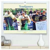 Vorderes Coverbild Traufgames Highlandgames in Albstadt - Pfeffingen (hochwertiger Premium Wandkalender 2025 DIN A2 quer), Kunstdruck in Hochglanz
