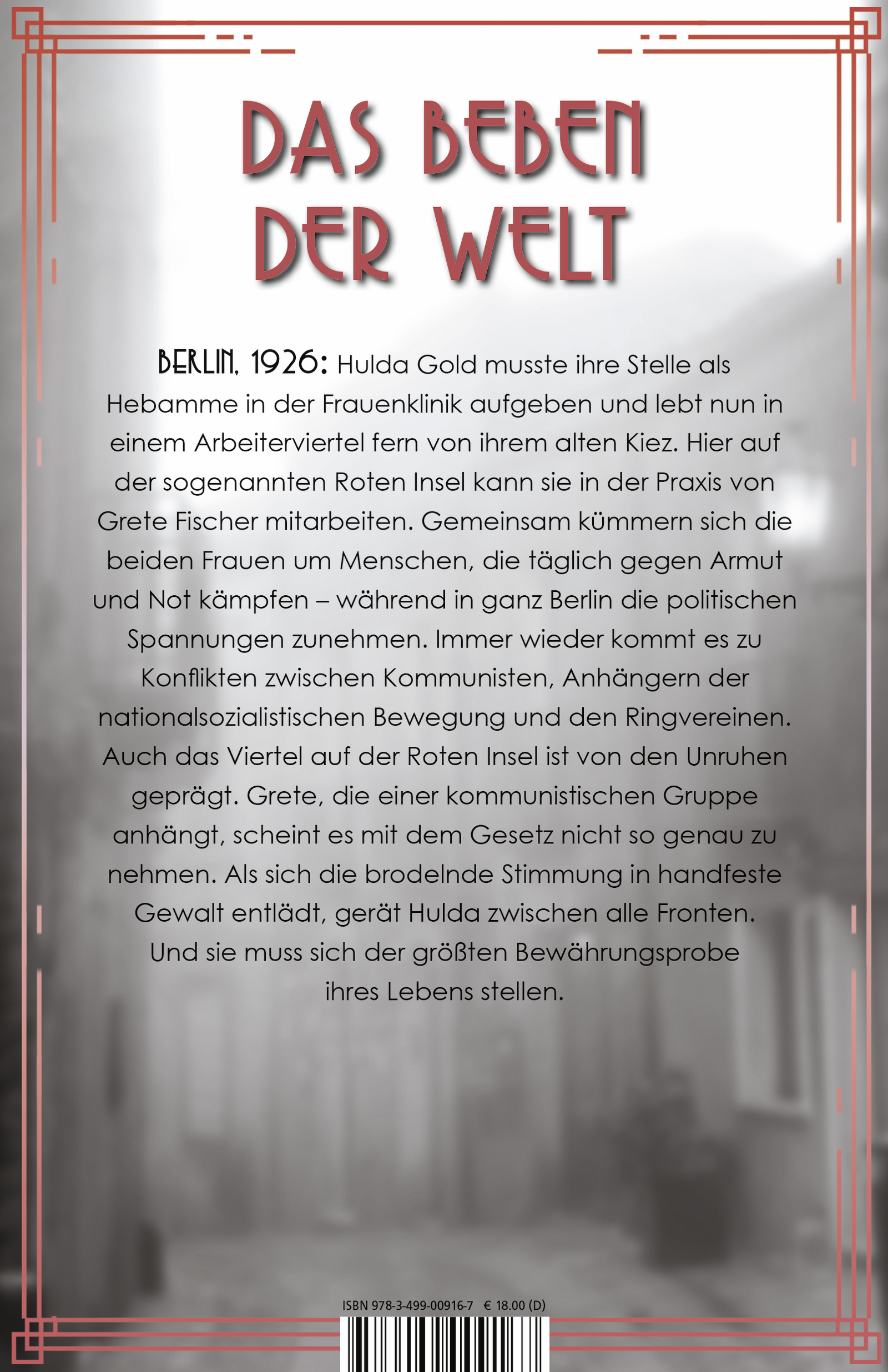 Rückseitencover Fräulein Gold: Die Rote Insel