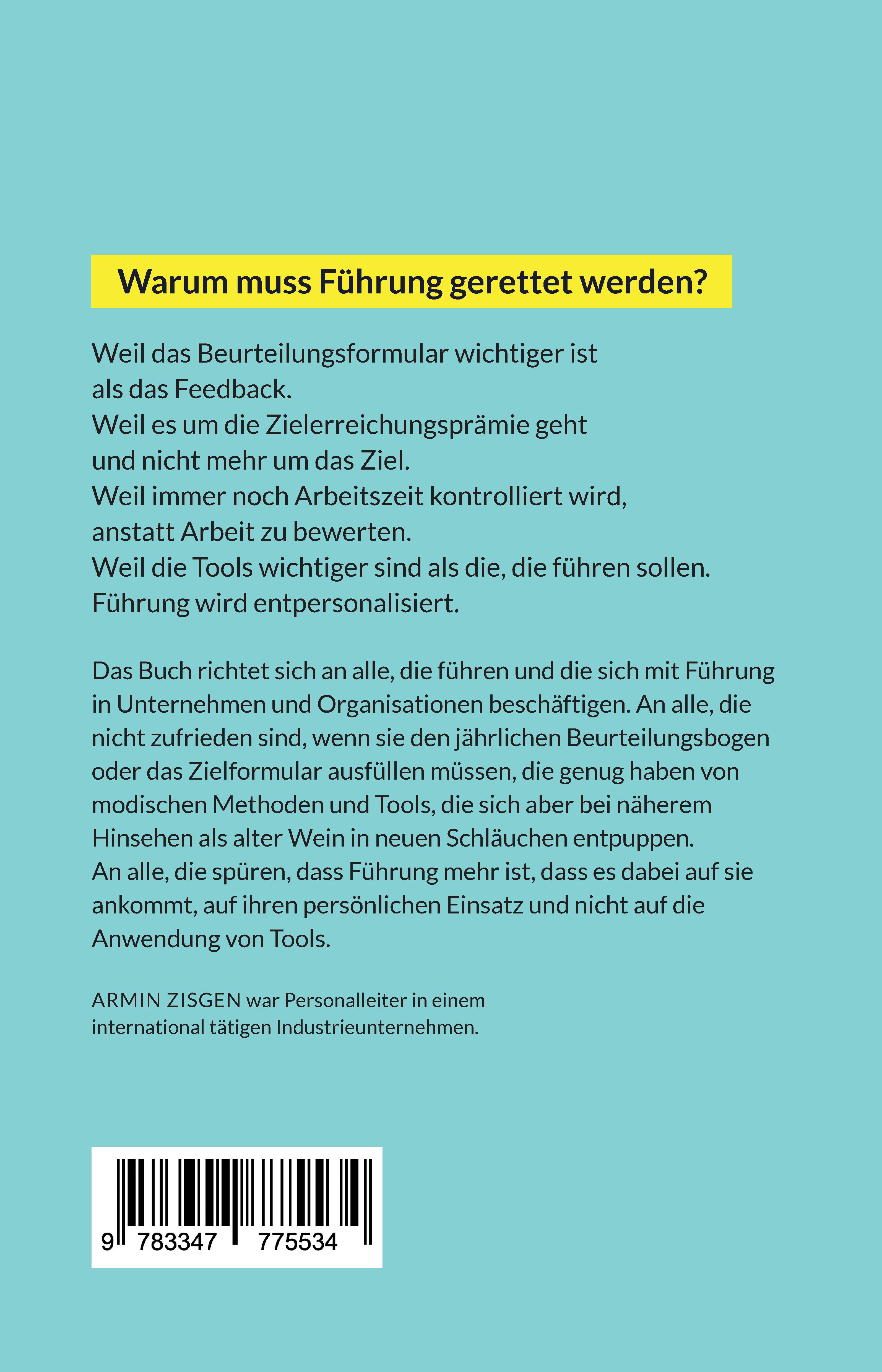 Rückseitencover Rettet die Führung