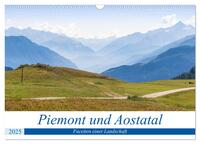 Vorderes Coverbild Piemont und Aostatal (Wandkalender 2025 DIN A3 quer), CALVENDO Monatskalender