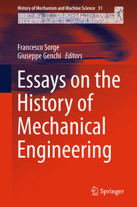 Vorderes Coverbild Essays on the History of Mechanical Engineering