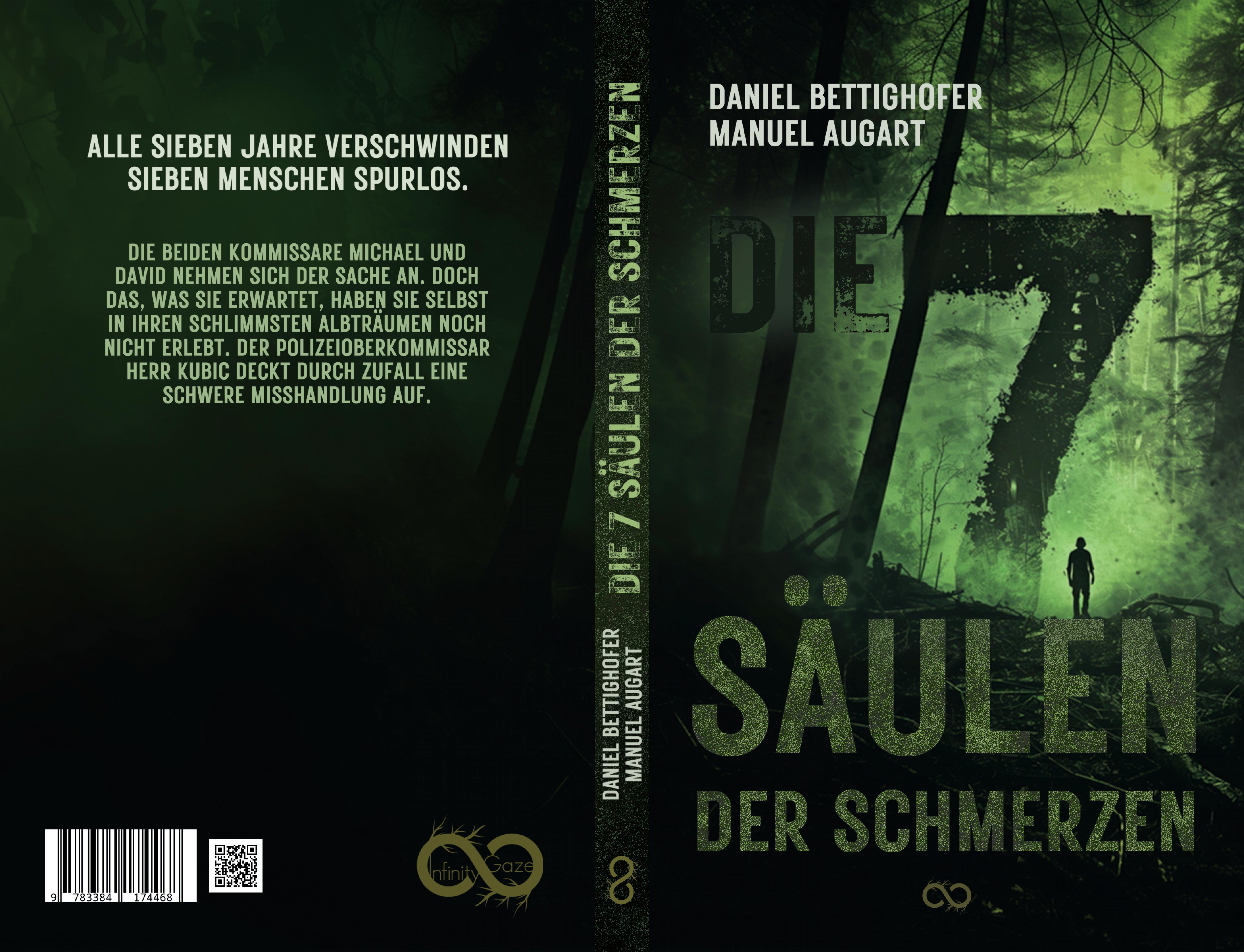 Gesamtes Coverbild Die sieben Säulen der Schmerzen