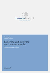 Vorderes Coverbild Sanierung und Insolvenz von Unternehmen IX