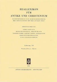 Vorderes Coverbild Reallexikon für Antike und Christentum