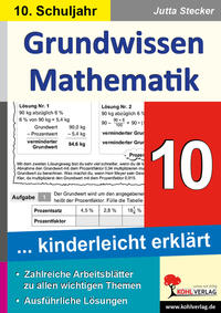 Vorderes Coverbild Grundwissen Mathematik / Klasse 10