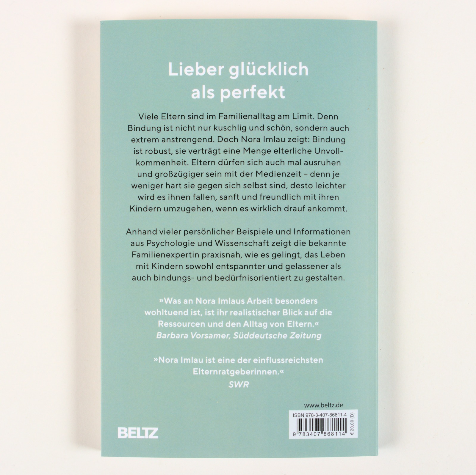 Rückseitencover Bindung ohne Burnout