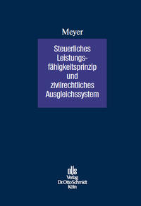 Vorderes Coverbild Steuerliches Leistungsfähigkeitsprinzip und zivilrechtliches Ausgleichungssystem