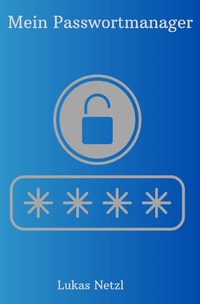Vorderes Coverbild Passwortbuch - Passwortmanager mit ABC Register - Deutsch