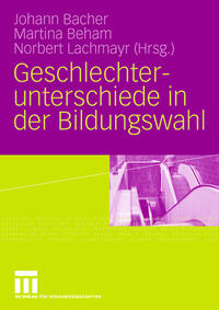 Vorderes Coverbild Geschlechterunterschiede in der Bildungswahl