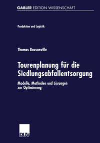 Vorderes Coverbild Tourenplanung für die Siedlungsabfallentsorgung