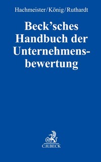 Vorderes Coverbild Beck'sches Handbuch der Unternehmensbewertung