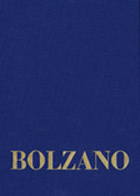Vorderes Coverbild Bernard Bolzano Gesamtausgabe / Reihe II: Nachlaß. A. Nachgelassene Schriften. Band 18,1: Erbauungsreden des Studienjahres 1810/1811. Erster Teil