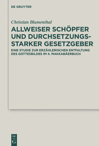 Vorderes Coverbild Allweiser Schöpfer und durchsetzungsstarker Gesetzgeber