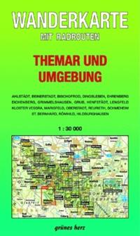 Vorderes Coverbild Wanderkarte Themar und Umgebung