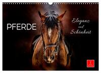 Vorderes Coverbild Eleganz und Schönheit - Pferde (Wandkalender 2025 DIN A3 quer), CALVENDO Monatskalender