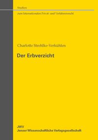 Vorderes Coverbild Der Erbverzicht