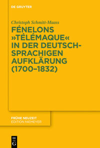 Vorderes Coverbild Fénelons "Télémaque" in der deutschsprachigen Aufklärung (1700-1832)