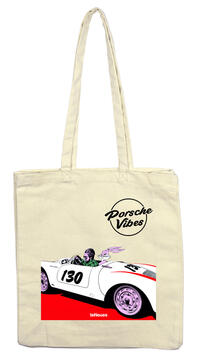 Vorderes Coverbild Stofftasche Porsche Vibes